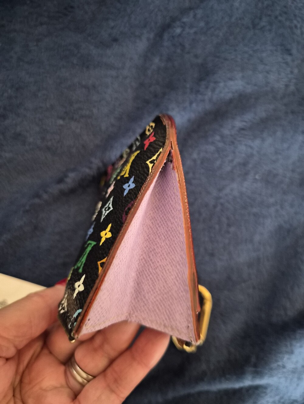 Louis Vuitton Black Murakami Multicolor Monogram Key Coin Pouch - Picture 9 of 13